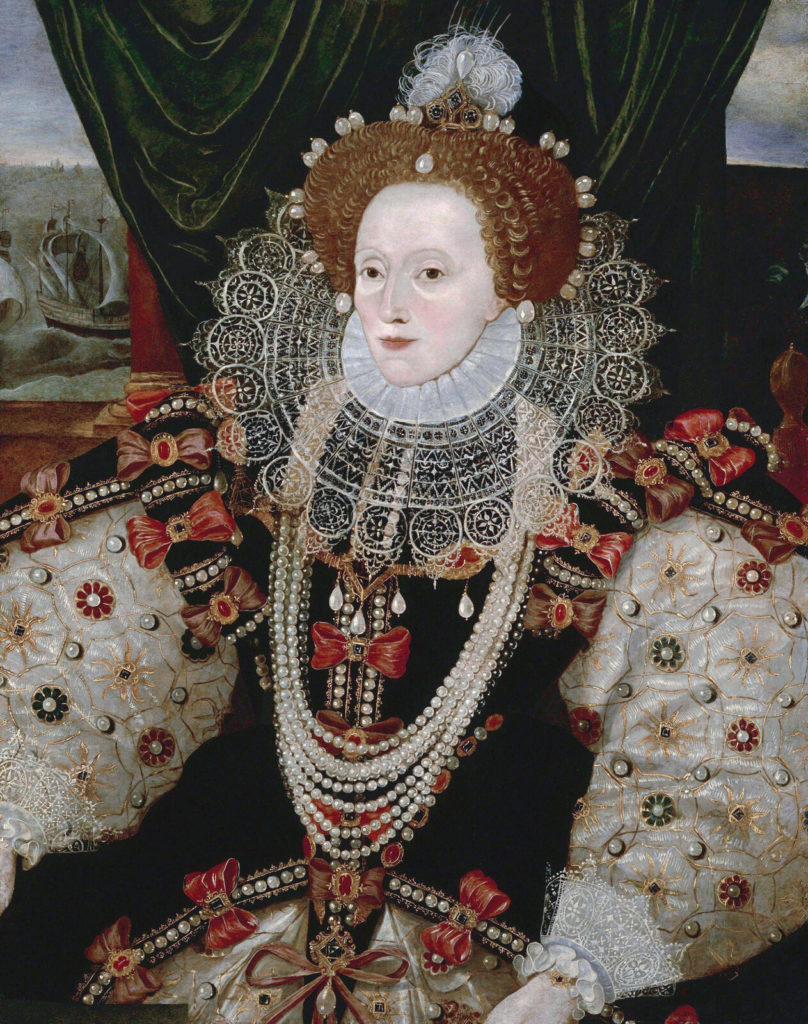 Élisabeth Ire couverte de perles dans l’Armada Portrait