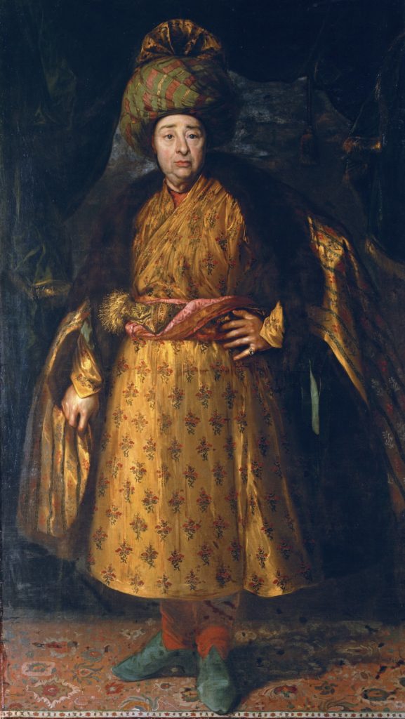 Jean-Baptiste Tavernier en habit oriental, portrait par Nicolas de Largillière, vers 1678.